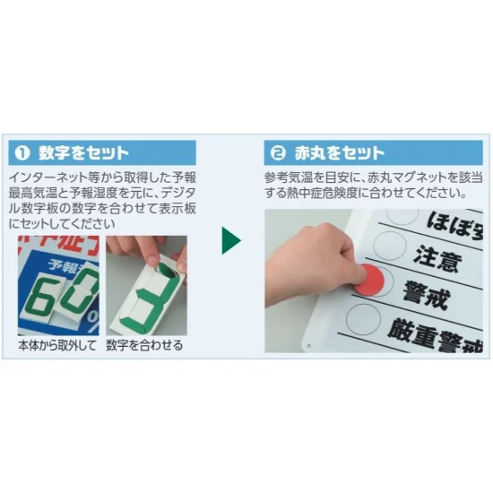 熱中症予報板 (HO-185)