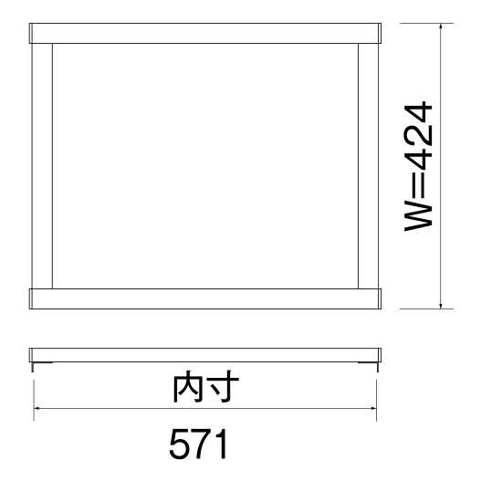 ■寸法図（A1・片面用）