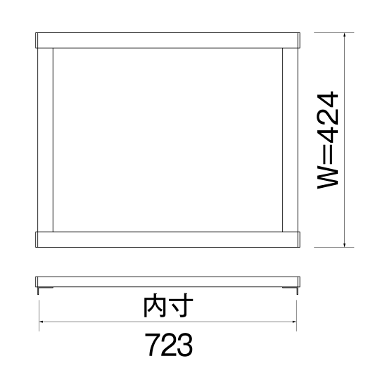 ■寸法図（B1・片面用）