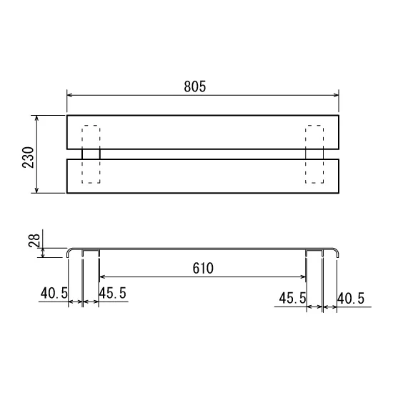 開き止めウエイト ダークシルバー 805 6.5kg h900･h1200用 (805-DC)