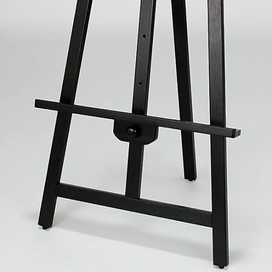 木製イーゼル スタンダード 屋内用 MS165K ブラック (MS165K)