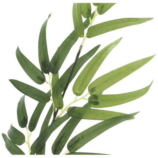 光触媒 人工観葉植物 造花 黒竹&南天1.0(幹:天然黒竹) (高さ100cm) (2011R160)