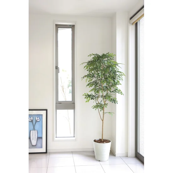 光触媒 人工観葉植物 造花 トネリコ1.8 (高さ180cm) (2094P380)