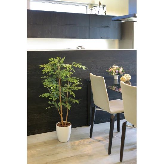 光触媒 人工観葉植物 造花 ライトトネリコ1.0 (高さ100cm) (2232R190)