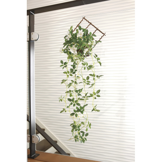 光触媒 人工観葉植物 造花 壁掛けブロッサム (高さ65cm) (2233A80)