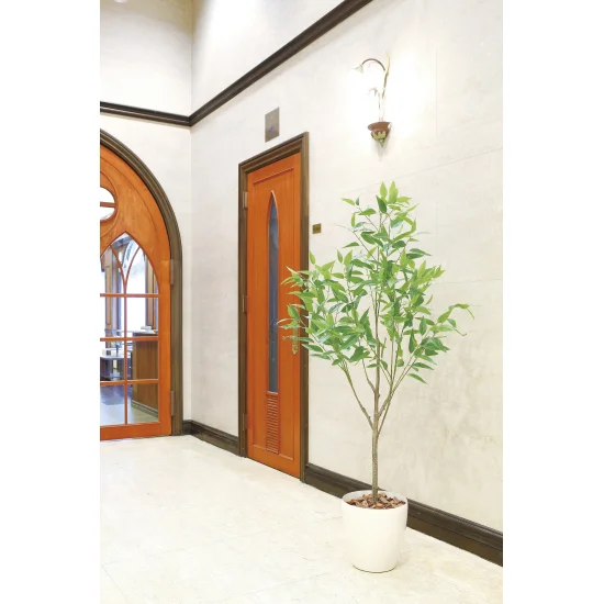 光触媒 人工観葉植物 造花 フレッシュ細葉ユーカリ1.7 (高さ170cm) (2329A500)