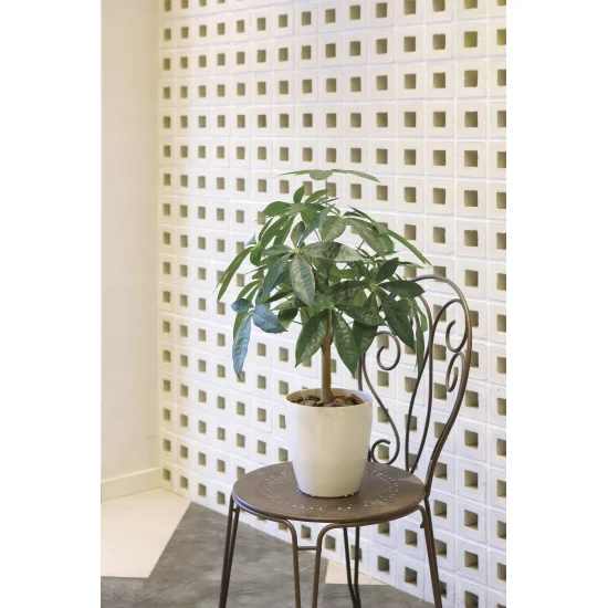 光触媒 人工観葉植物 造花 パキラリーフツリー72 (高さ72cm) (2345A100)
