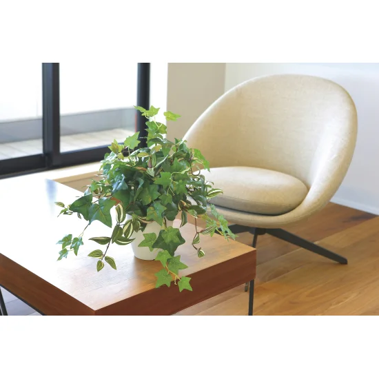 光触媒 人工観葉植物 造花 ミックスアイビー (高さ43cm) (2351A85)