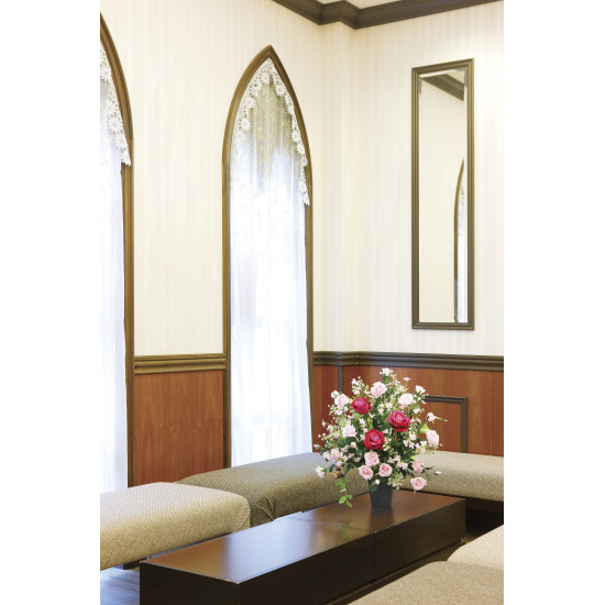 光触媒 人工観葉植物 造花 ファーストローズ (高さ60cm) (2367P250)