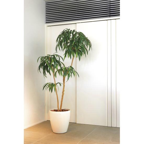 光触媒 人工観葉植物 造花 DXショウナンゴム1.8 (高さ180cm) (2417A500)