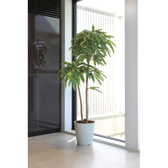 光触媒 人工観葉植物 造花 アムステルラバーキング1.6 (高さ160cm) (2439A430)