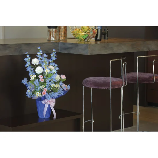 光触媒 人工観葉植物 造花 パナマブルー (高さ62cm) (2482A75)