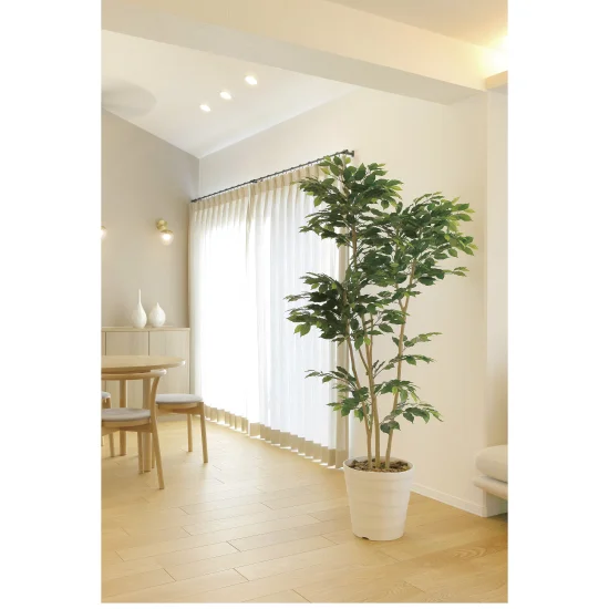光触媒 人工観葉植物 造花 デザインベンジャミン1.8 (高さ180cm) (2514A450)