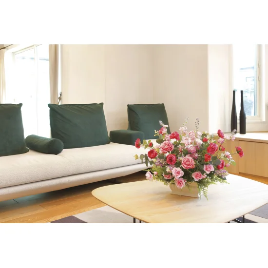 光触媒 人工観葉植物 造花 ビバリー (高さ53cm) (2549A240)