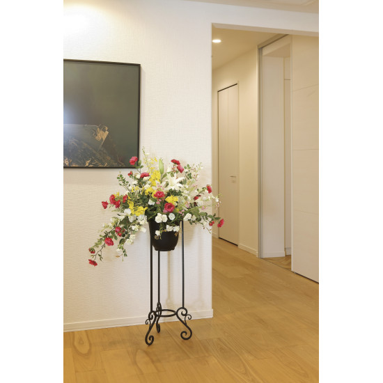 光触媒 人工観葉植物 造花 ファーストラインスタンド1.2 (高さ120cm) (2569R520)