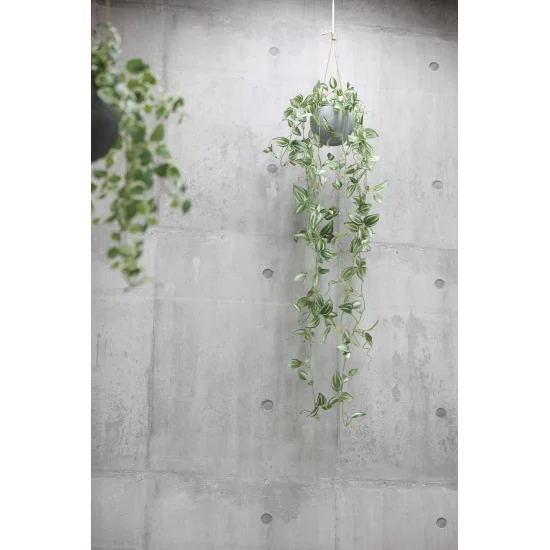 光触媒 人工観葉植物 造花 トラディスカンティアハンギング (高さ105cm) (2596A80)