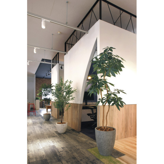 光触媒 人工観葉植物 造花 ナチュラルDXパキラ1.8 (高さ180cm) (2614A650)