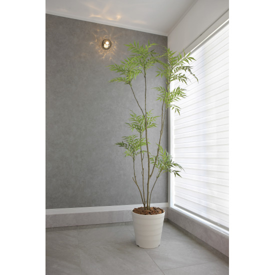 光触媒 人工観葉植物 造花 マホニア2.0(組立式) (高さ200cm) (2712A620)