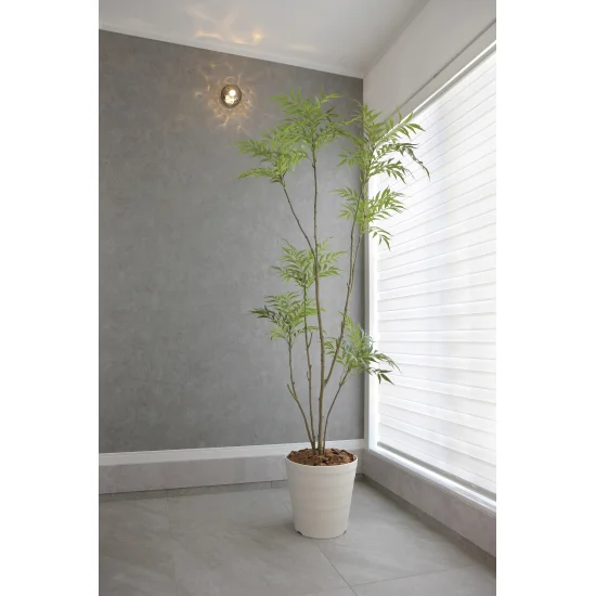 光触媒 人工観葉植物 造花 マホニア2.0(組立式) (高さ200cm) (2712A620)