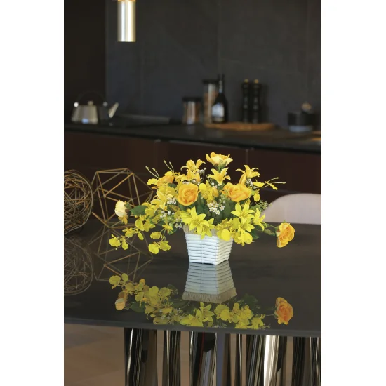 光触媒 人工観葉植物 造花 サンプリーズ (高さ28cm) (333R60)