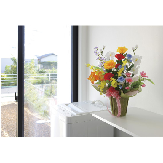 光触媒 人工観葉植物 造花 開運8色フラワー (高さ57cm) (47R70)