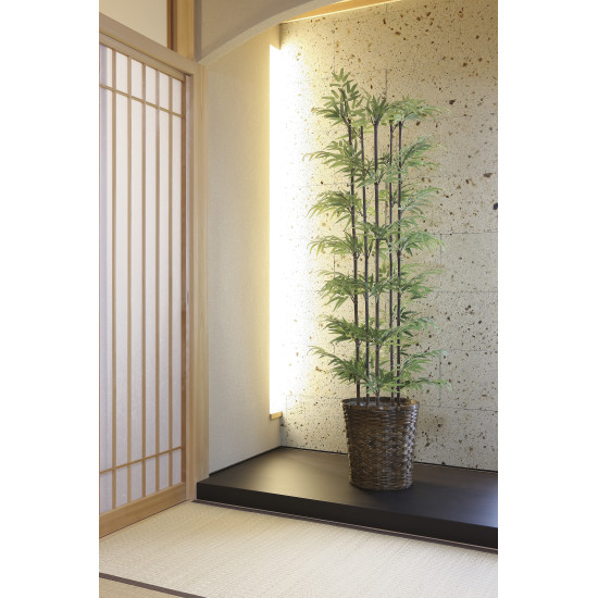 光触媒 人工観葉植物 造花 黒竹 1.8(幹:天然黒竹) (高さ180cm) (775A450)