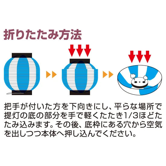 ■折りたたみ方法イラスト