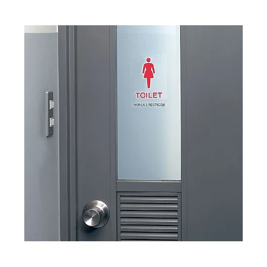 ■使用例／透明ステッカー（大） 女子用トイレ