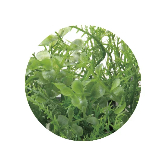 光触媒 人工観葉植物 造花 ミニユーカリミックスマット(ポリ製) (高さ10cm) (443K45)