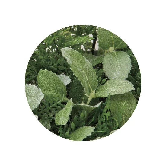 光触媒 人工観葉植物 造花 ハーブナチュラルマット (高さ10cm) (444K55)