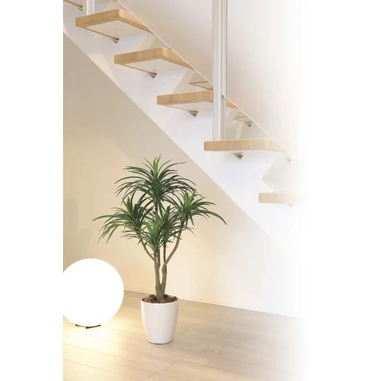 光触媒 人工観葉植物 造花 ユッカ90 (高さ90cm) (622A140)
