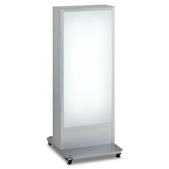 ■ADO-940NT-LED(W)・シルバーの本体写真。※板面のデザインは含まれておりません。