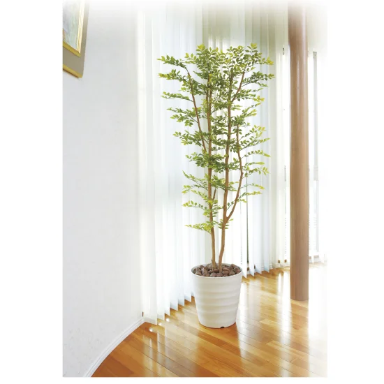 光触媒 人工観葉植物 造花 ゴールデンリーフ 1.8 (高さ180cm) (155P450)