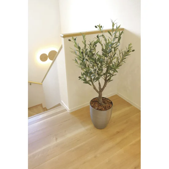 光触媒 人工観葉植物 造花 インテリアオリーブ1.25 (高さ125cm) (2591A300)