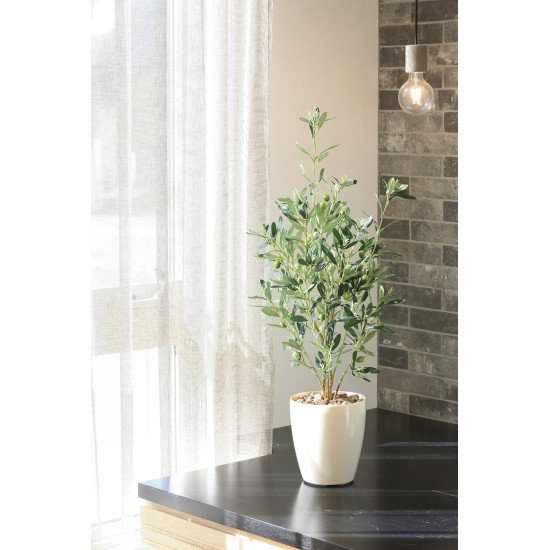 光触媒 人工観葉植物 造花 オリーブ90 (高さ90cm) (378P130)