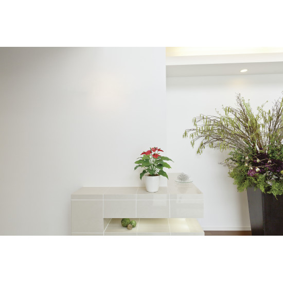 光触媒 人工観葉植物 造花 フレッシュアンスリュームM (高さ43cm) (390A60)