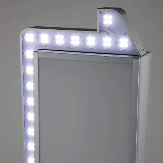 LED矢印点滅付き電飾スタンド看板 H1200mm シルバー (ADO-940NT-LED LED矢印点滅付き電飾スタンド看板 H1200mm シルバー (ADO-940NT-LED
