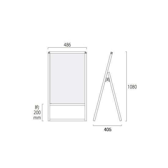 ■450×900【片面】タイプ図面