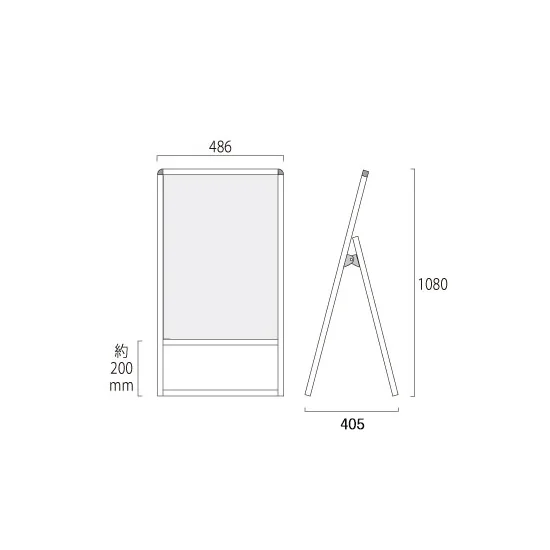 ■450×900【片面】タイプ図面