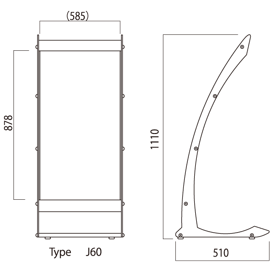 ■タイプJ60シリーズ 図面