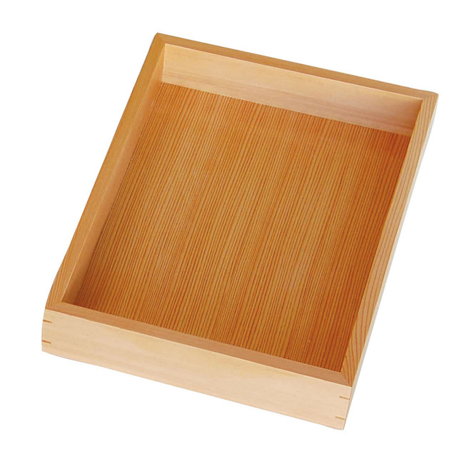 片面仕様（深さ6ｃｍ）※側板厚約1.5cm
番重のみ。目皿・アクリル蓋は別売です。