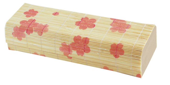 ※新すだれ弁当の内側は、ガーゼを貼り付け補強をしております。
食品はパッケージ入りや包装した状態でご利用ください。
食材を直接包装することはお避けください。