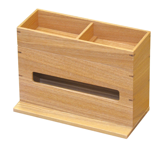 ティッシュボックス/約25×12×H14cmアメニティボックス/約25×9×H4.2cm※ティッシュボックスは上部開口です。※アメニティボックスは可動仕切り板1枚付