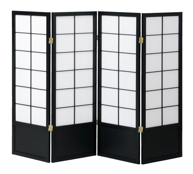 ※フレーム：天然木（パイン）/ 幕部：不織布、MDF　紙貼り/丁番：スチール（ゴールドメッキ）※丁番は両方向に360°回転可能です。