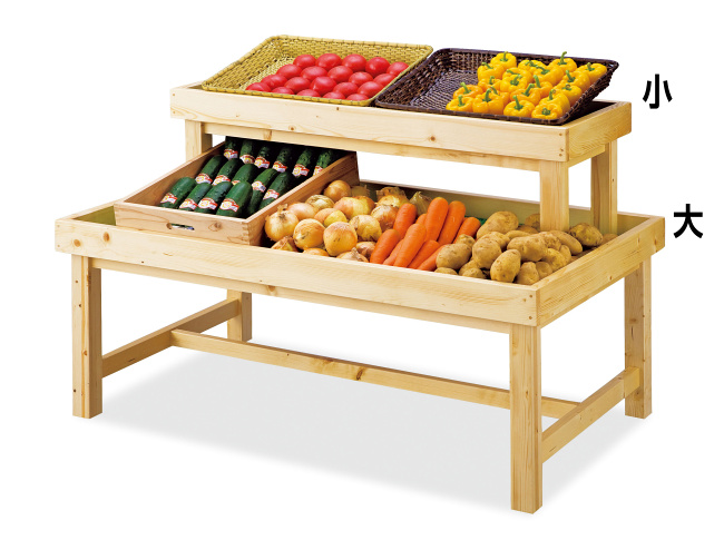 ※グリーンマットはオプションです。※篭・木箱別売※クリアラッカー仕上※複数台の場合運賃が変わることがございます。