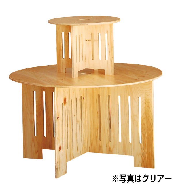 大：約φ85cm×H50cm　小：約φ44.5cm×H30cm