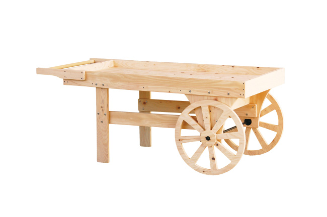 ※平台内寸：約145×70×H5.5cm　※耐荷重：約50kg※本体のみ　※パラソル用穴あけは別注加工