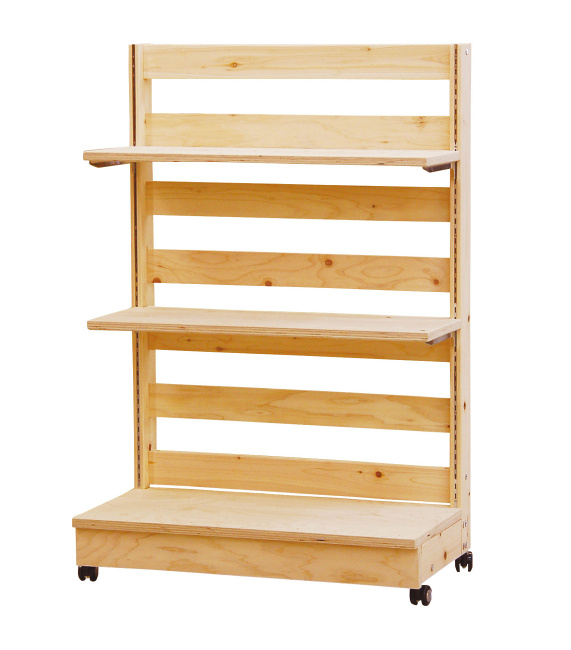 ※本体（W55786）キャスター付※棚板 D340　２枚付※ステージ付