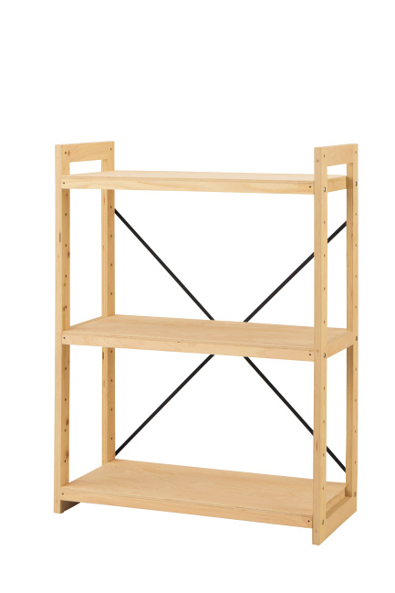 ※側パネル 2セット（アジャスター付）※棚板 3枚付　※クロスバー付