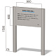 2本脚野立看板 インフォメックス C スタンダードタイプ C-2 R支柱 C-2 R支柱